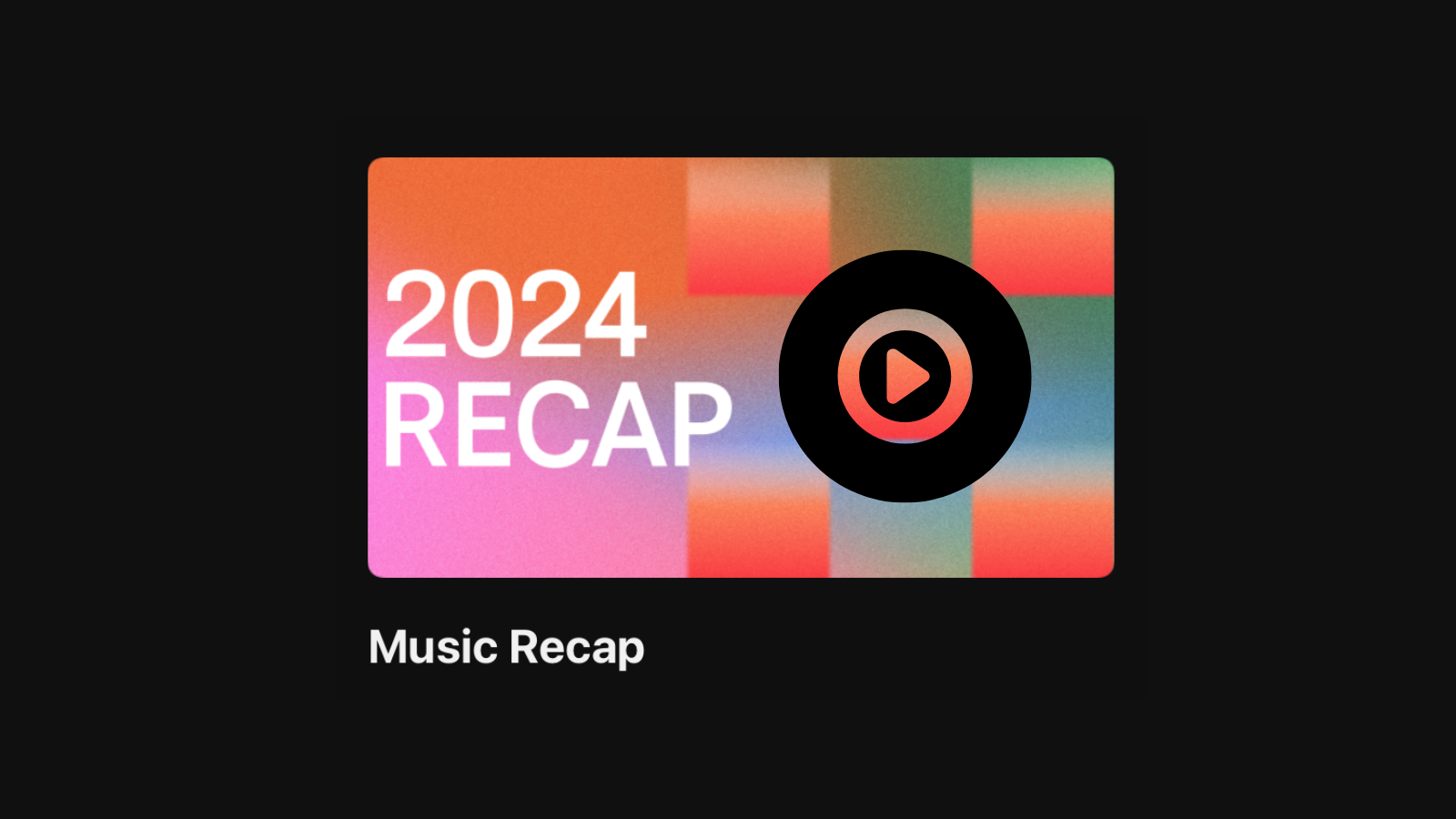 YouTube Music 2024 Recap Is Here!