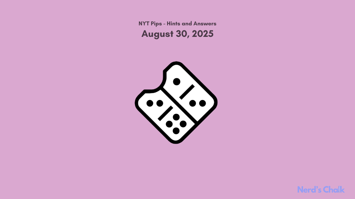Pips Hint and Answer - August 30