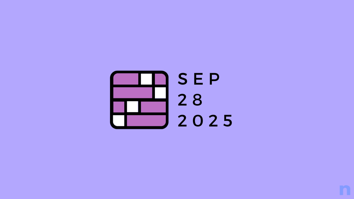NYT Connections: 28 September 2025 Hints and Answers!