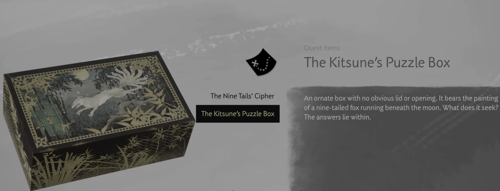 Kitsune Puzzle Box in Ghost of Yotei: Black Dye Merchant Camp Guide