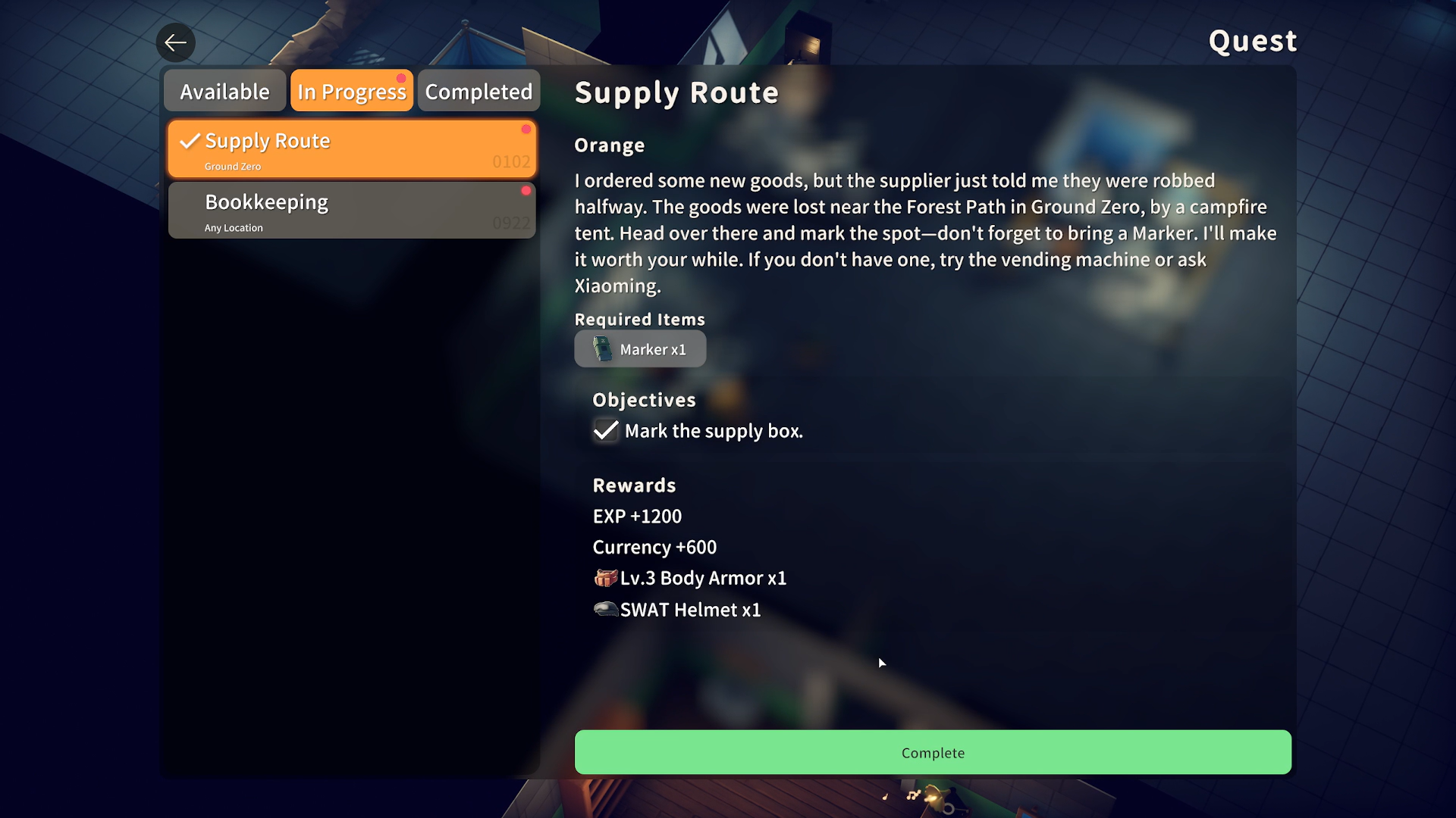 Supply Route Quest: Escape from Duckov