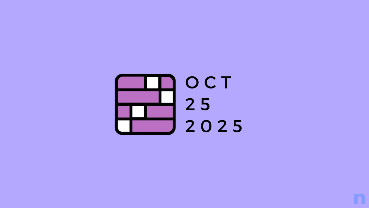 NYT Connections: 25 October 2025 Hints and Answers!