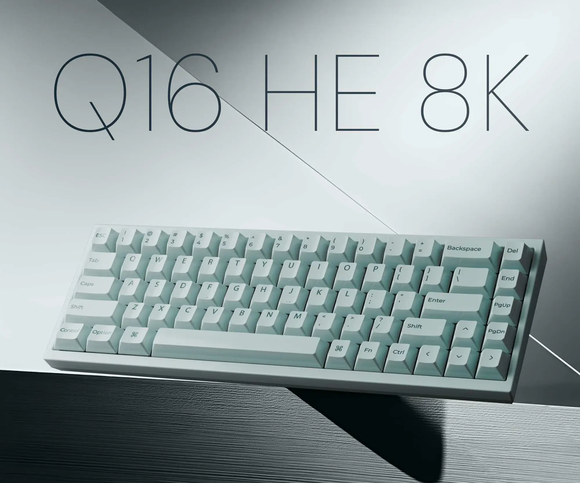 Keychron's Q16 He 8k Makes History as the First Gaming Keyboard in Full Ceramic