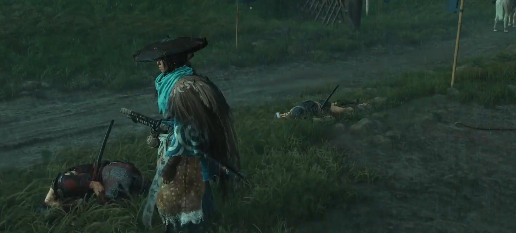 Ghost of Yotei Oni Raider Mask Pieces Farming Guide