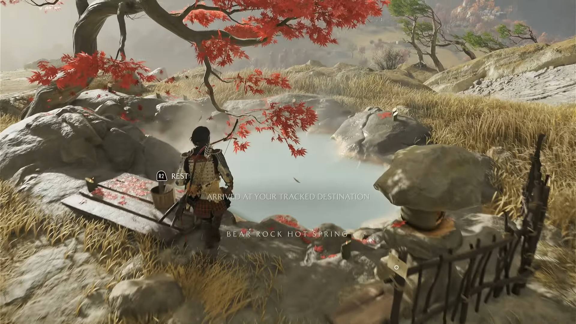 Ghost of Yotei: Bear Rock Hot Spring Location Guide