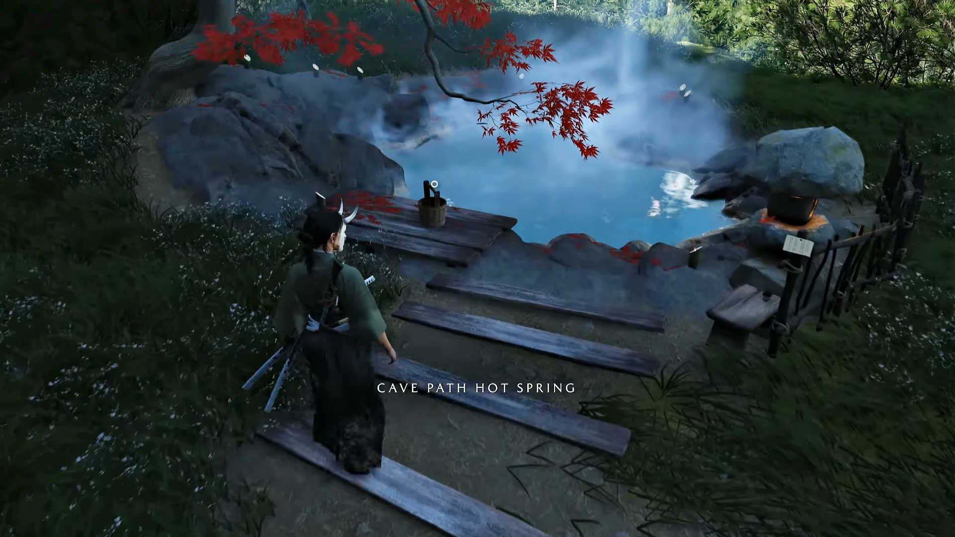 Ghost of Yotei: Cave Path Hot Spring Location Guide