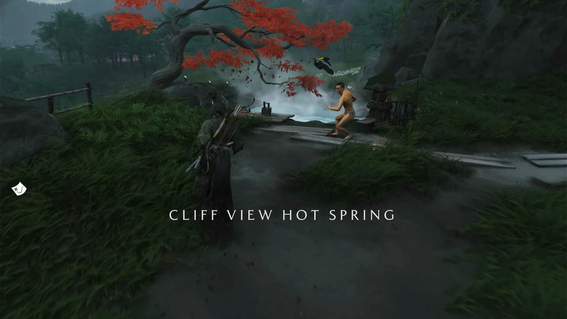 Ghost of Yotei: Cliff View Hot Spring Location Guide