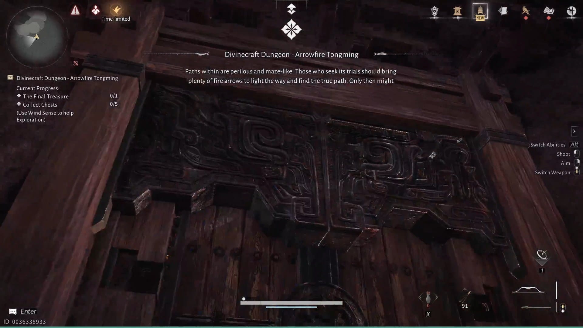 Arrowfire Tongming Divinecraft Dungeon Walkthrough - Where Winds Meet