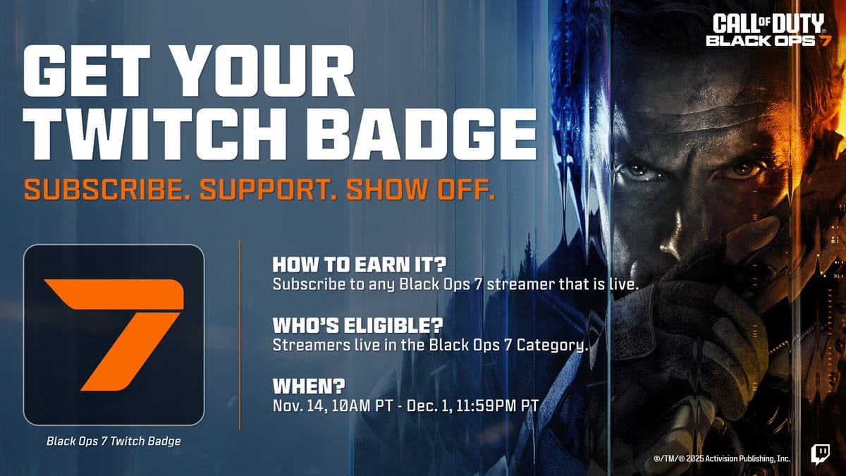 COD Black Ops 7 Twitch Drops Guide