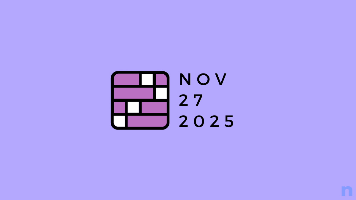 NYT Connections: 27 November 2025 Hints & Answers!