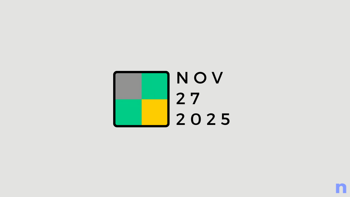 Quordle Hints and Answers: 27 November 2025
