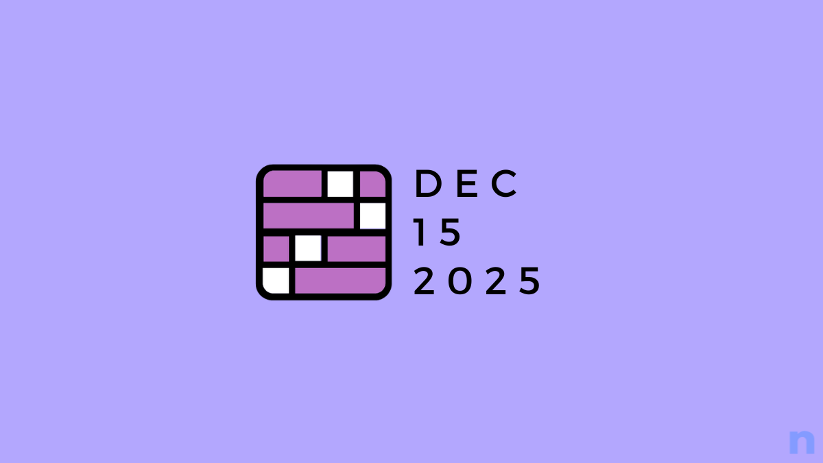 NYT Connections: 15 December 2025 Hints & Answers!