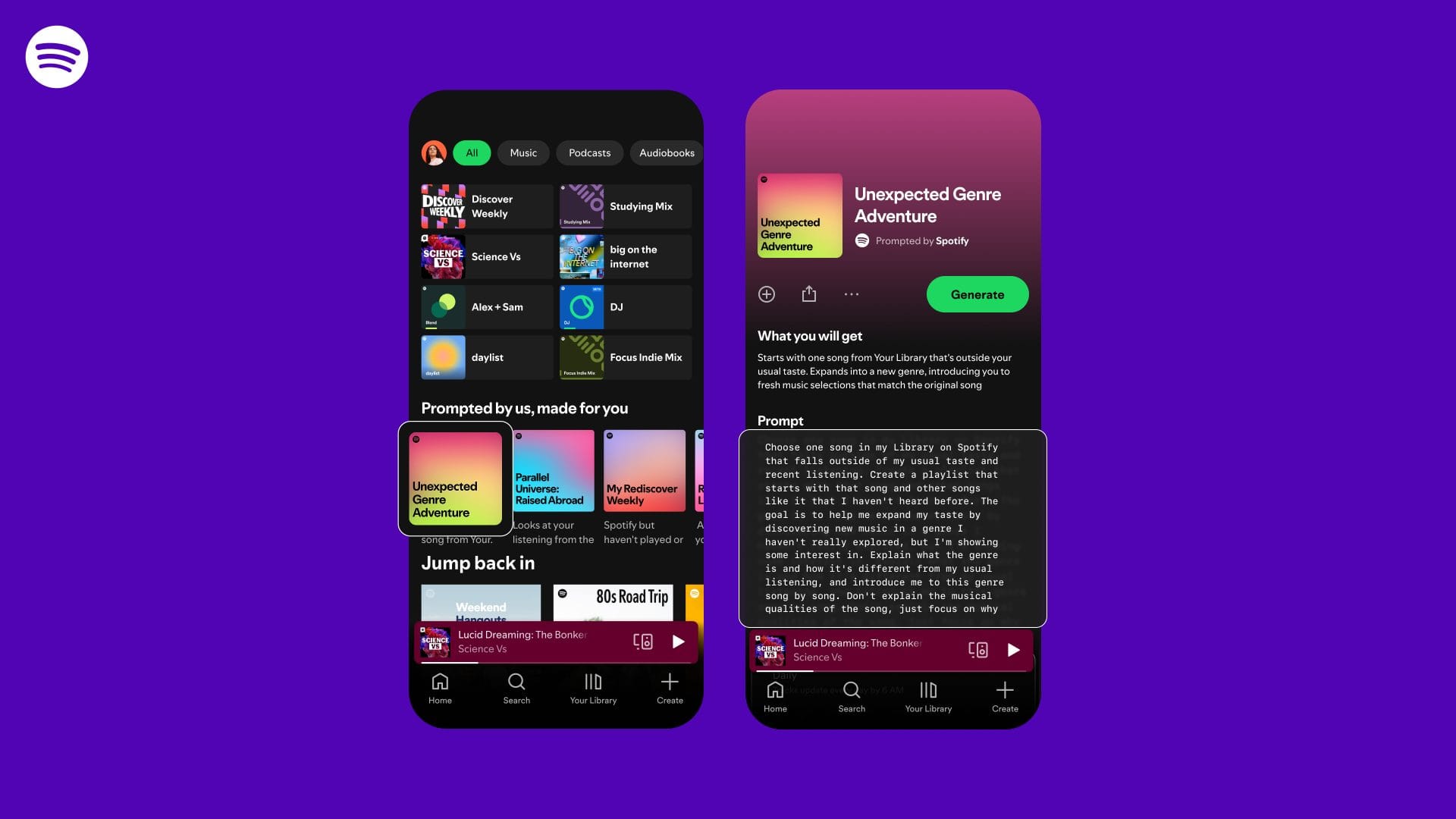 Spotify Introduces AI-powered 'Prompted Playlists'