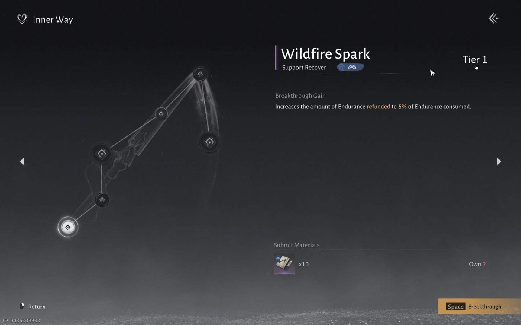 Wildfire Spark Inner Way Guide - Where Winds Meet