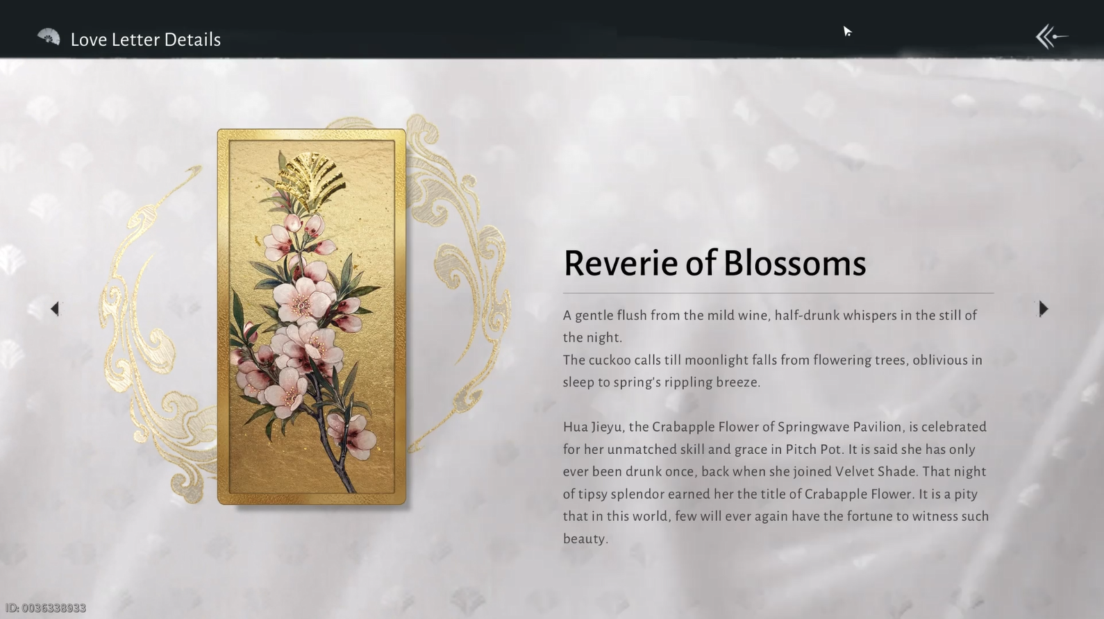 Reverie of Blossoms Fragrance Love Letter Guide - Where Winds Meet