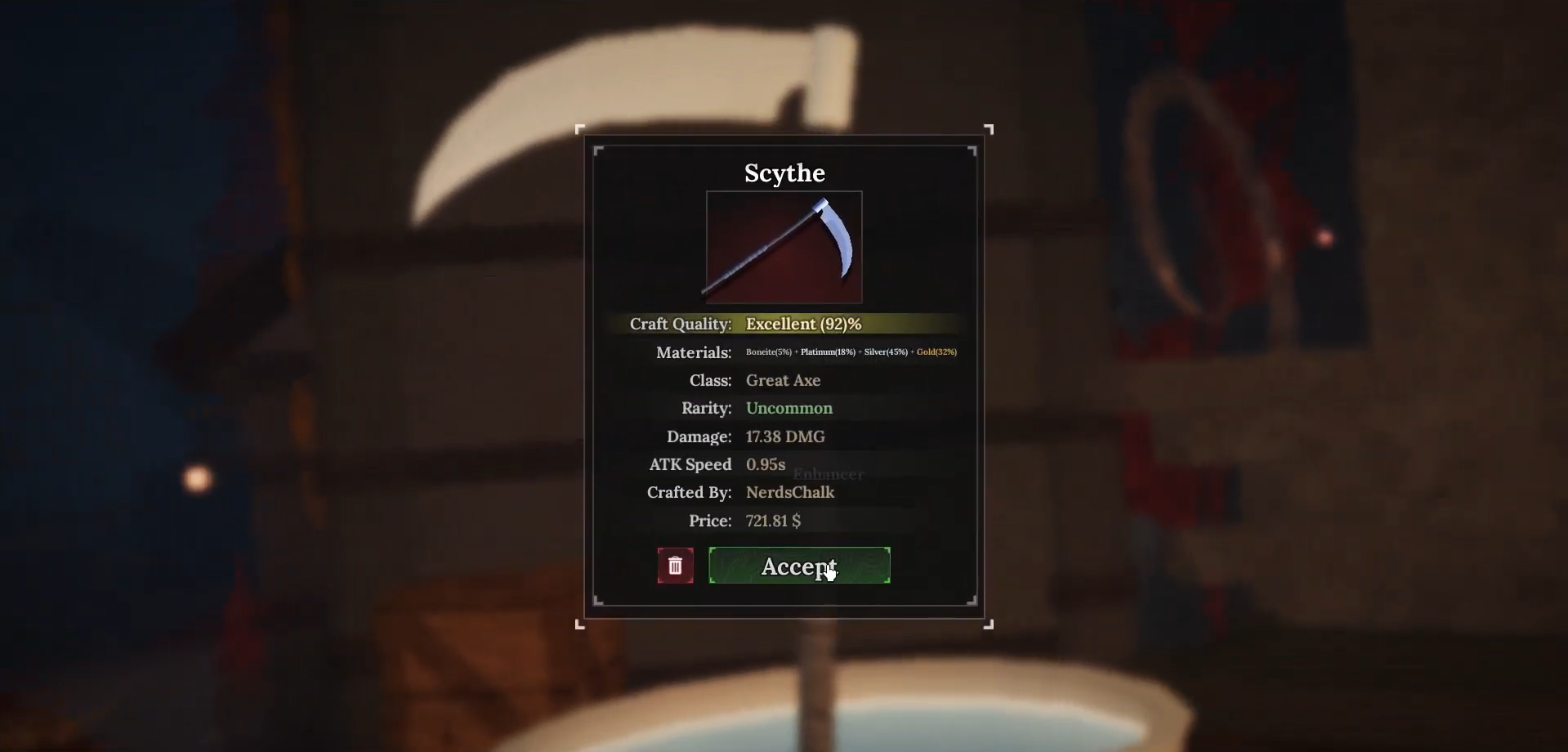 How to Forge a Scythe in The Forge Roblox