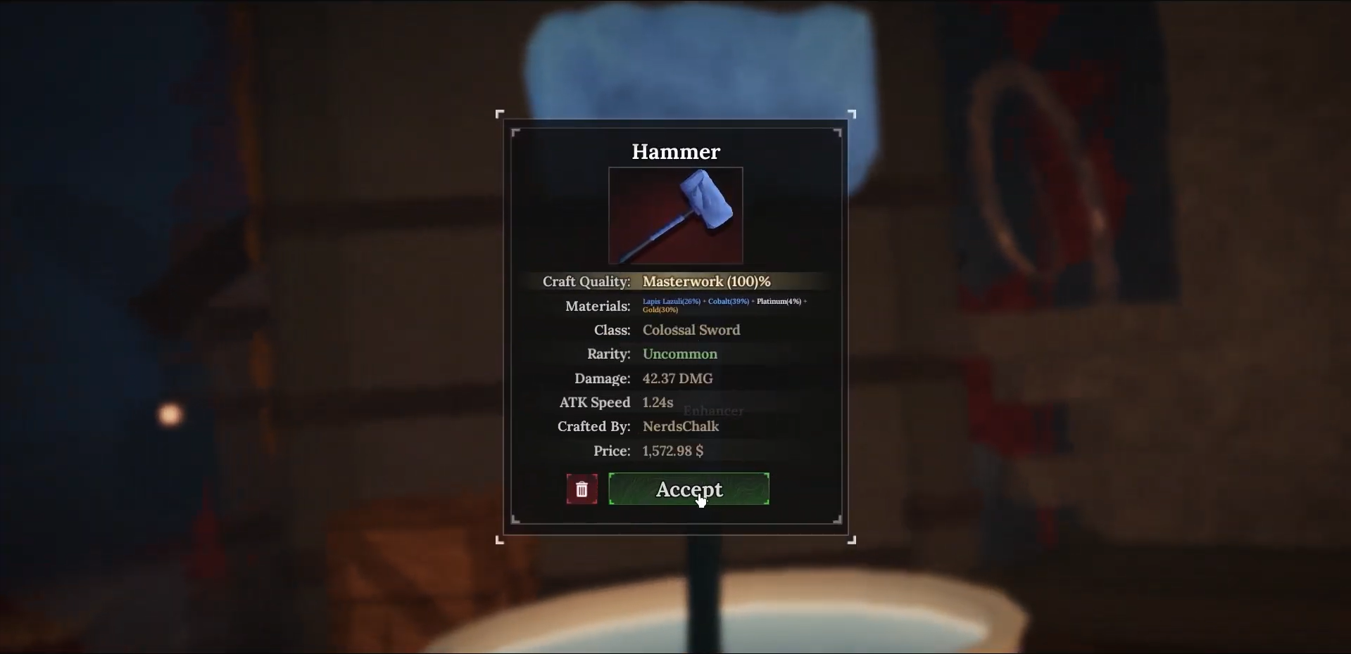 How to Forge a Hammer in The Forge Roblox