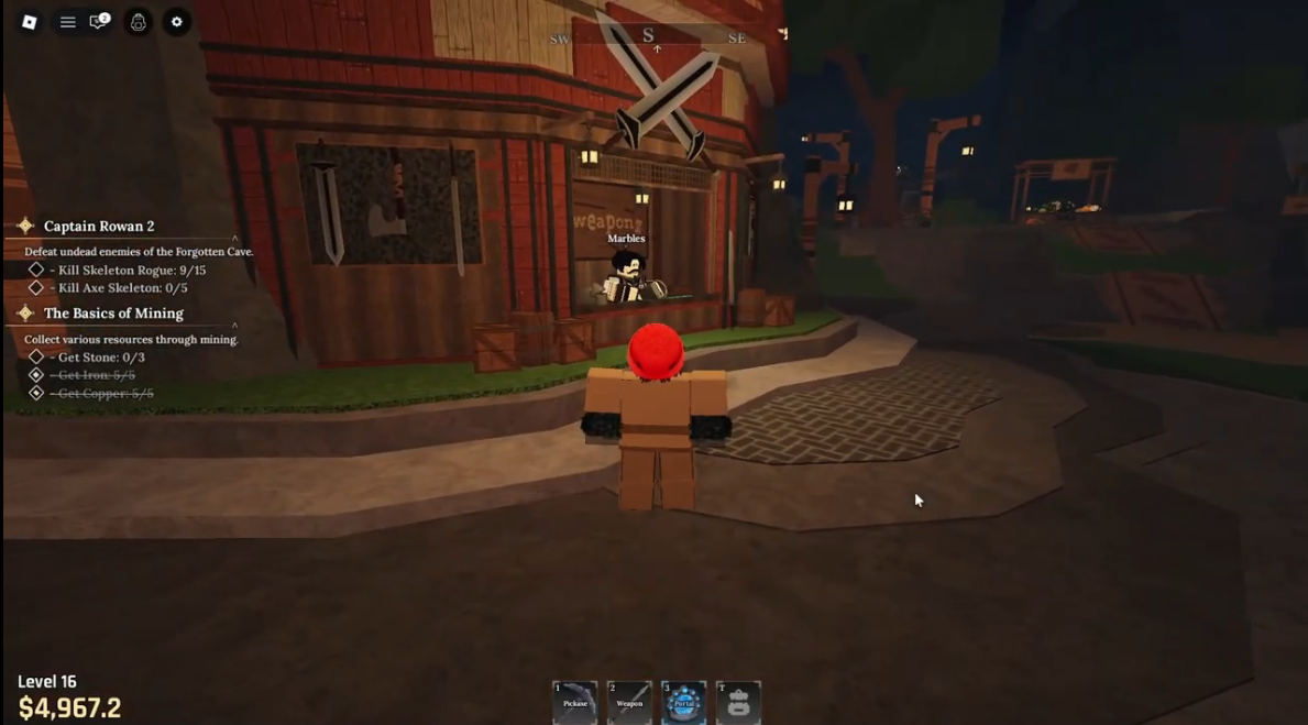 Easy Gold Farming Way in The Forge Roblox