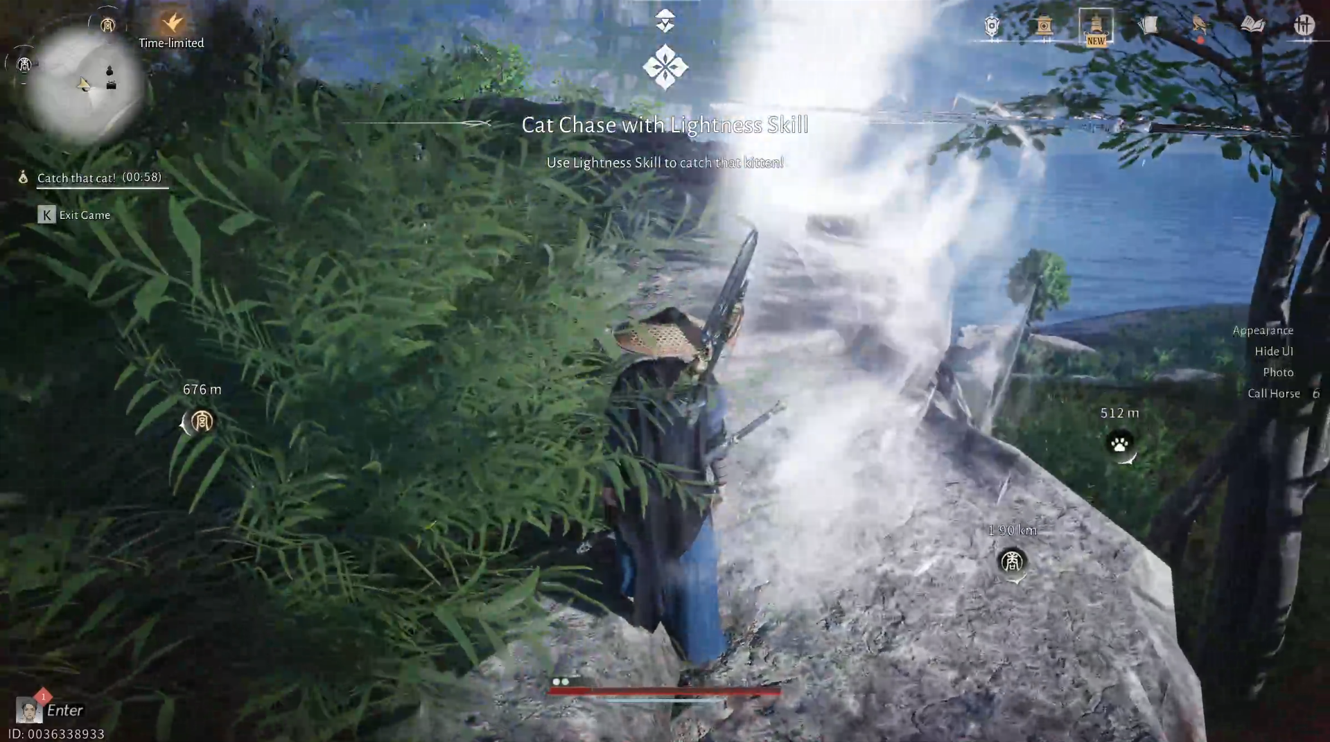 Cat Chase with Lightness Skill Walkthrough - Where Winds Meet