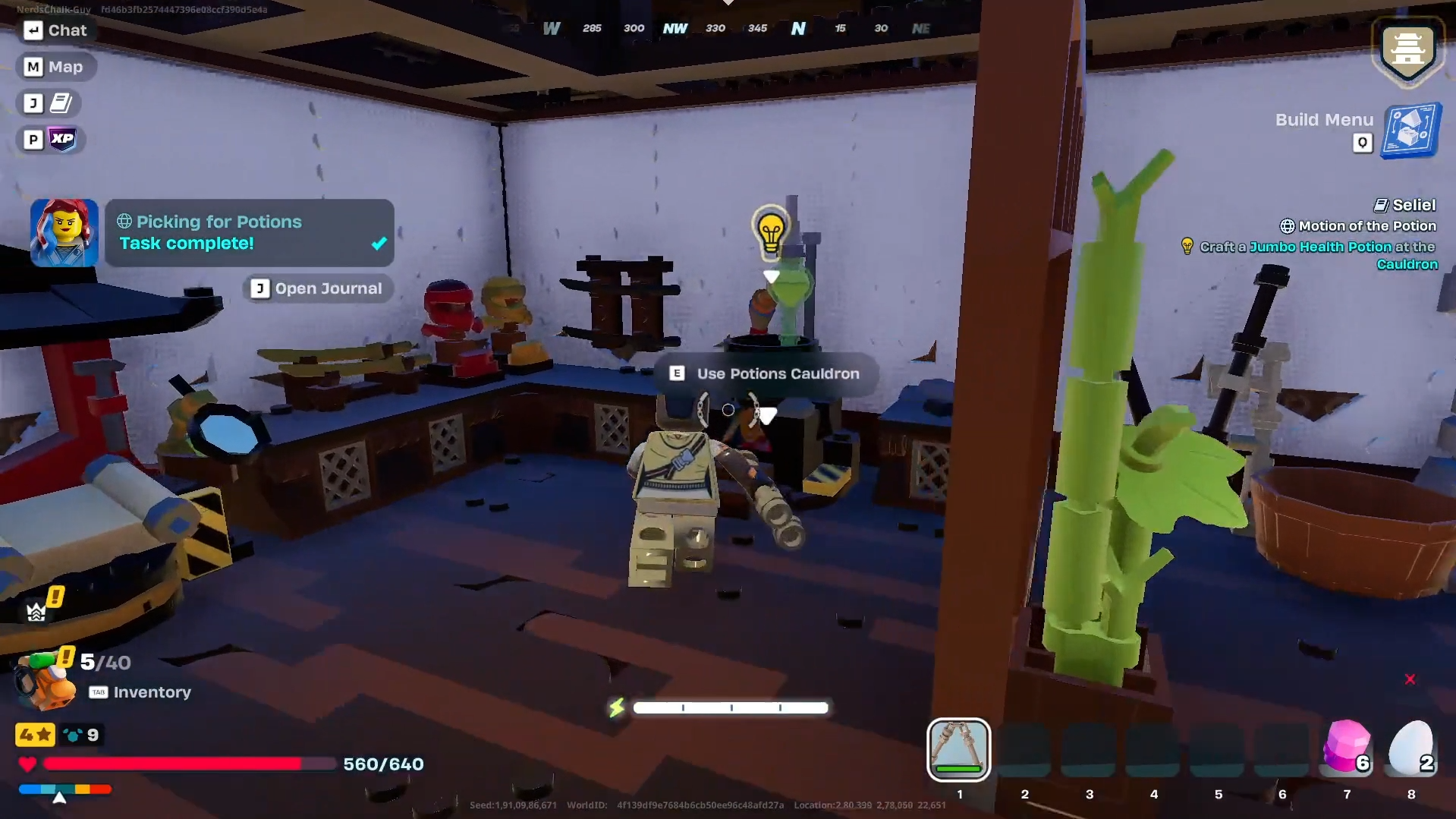 How to Craft Potions - Fortnite LEGO Ninjago