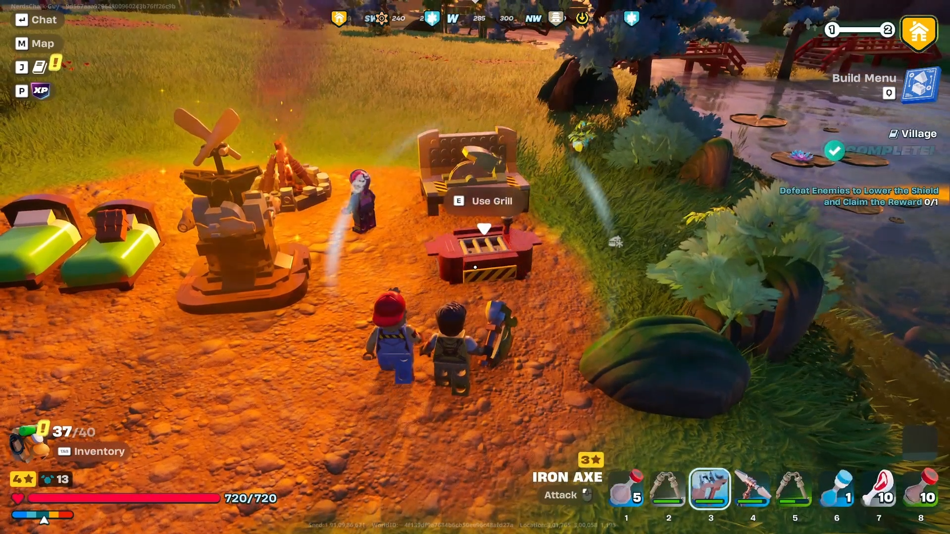 How to Build & Use the Grill - Fortnite LEGO Ninjago