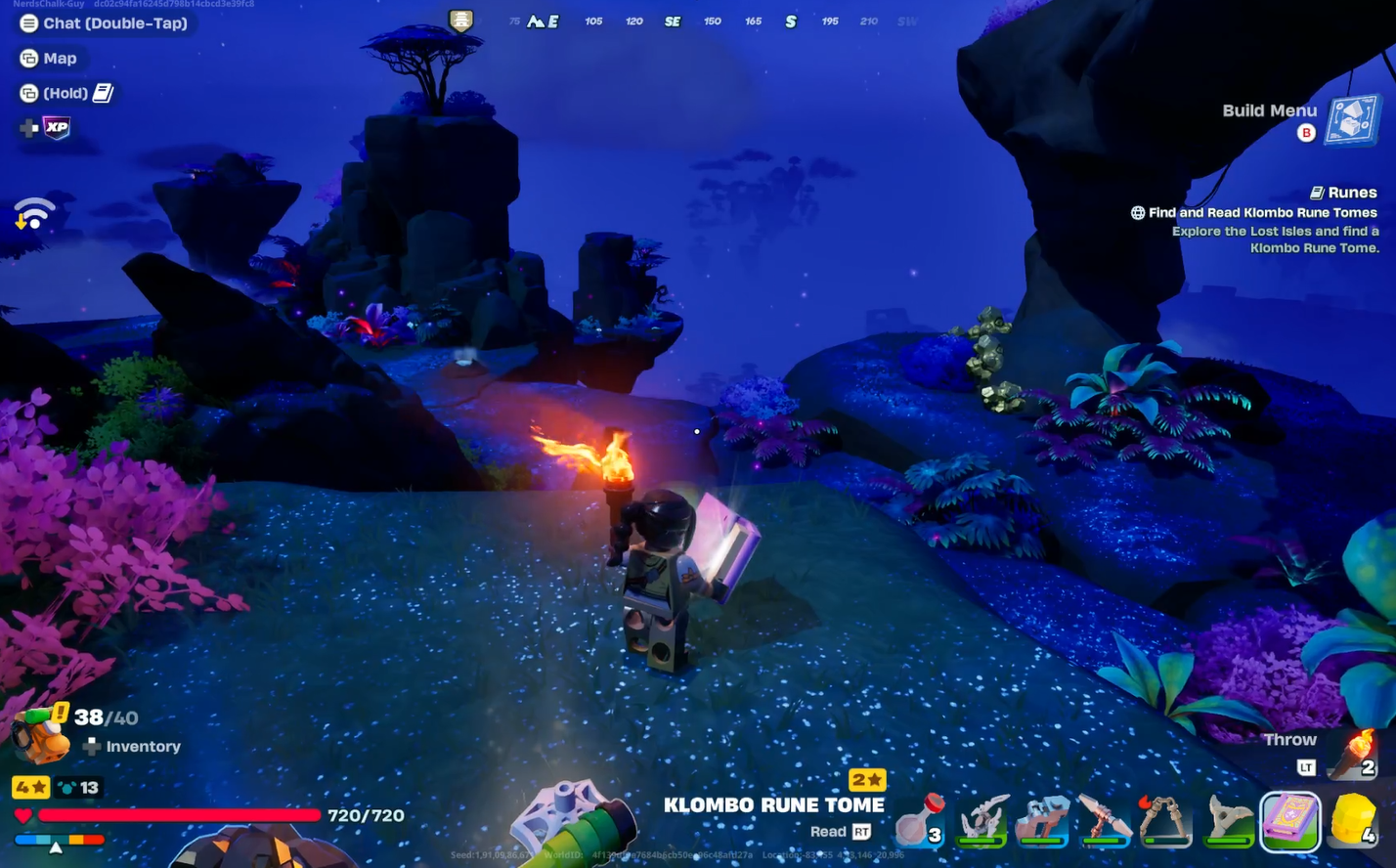 Find and Read Klombo Rune Tomes Walkthrough - Fortnite LEGO Ninjago