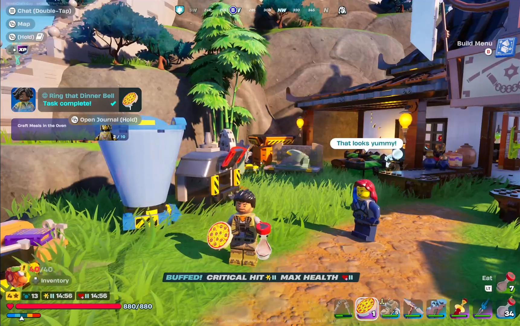 Ringing the Dinner Bell Walkthrough - Fortnite LEGO Ninjago