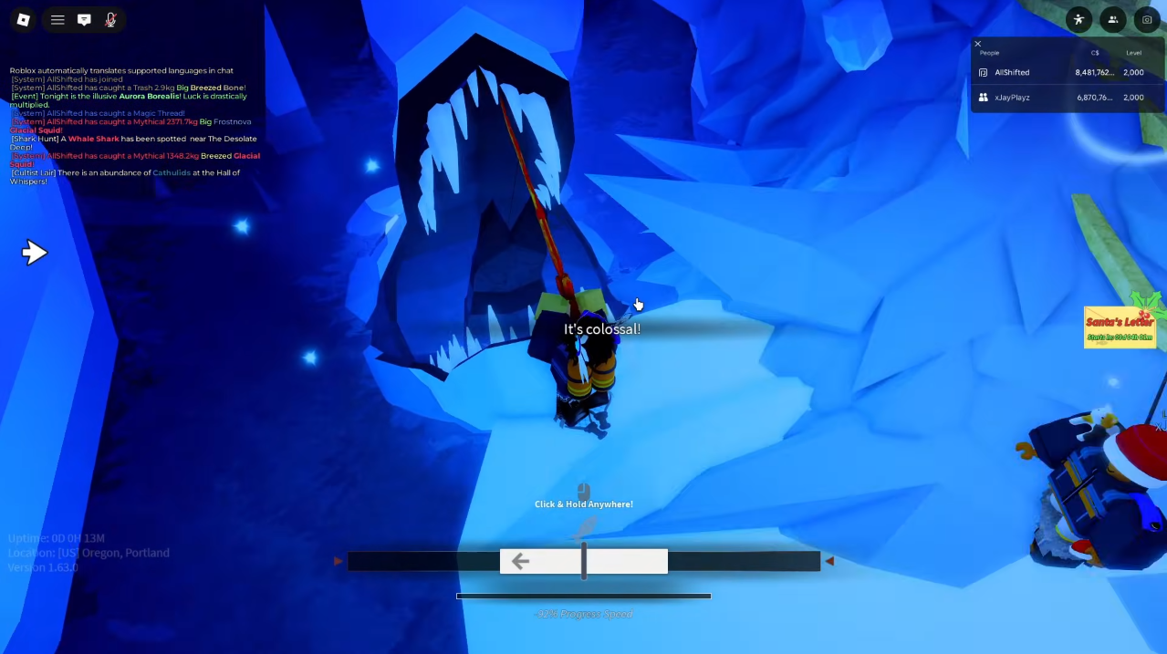 How to Unlock the Cryolash Rod in Roblox Fisch