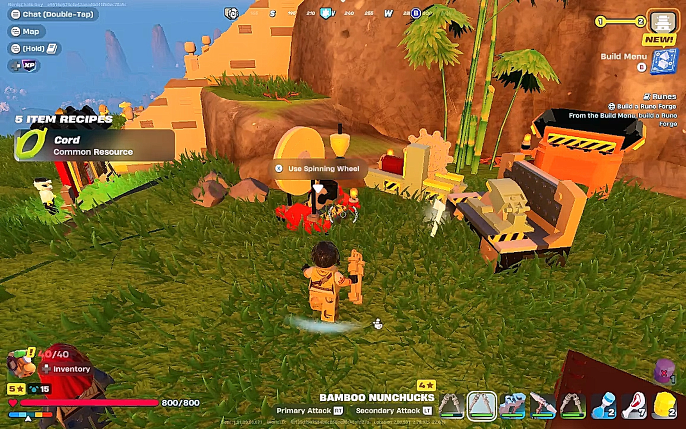 How to Build a Spinning Wheel - Fortnite LEGO Ninjago