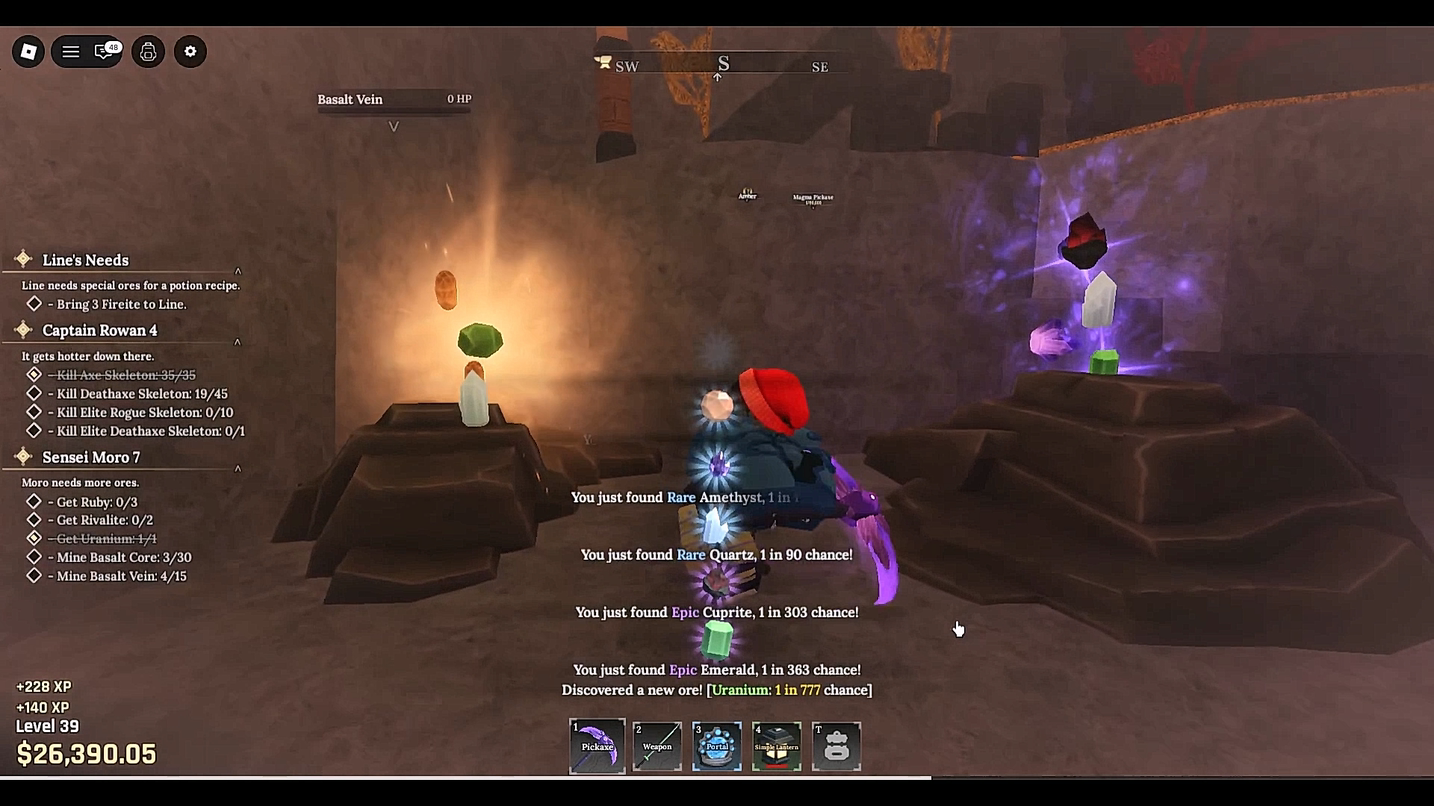 Uranium Ore Farming Guide - The Forge Roblox