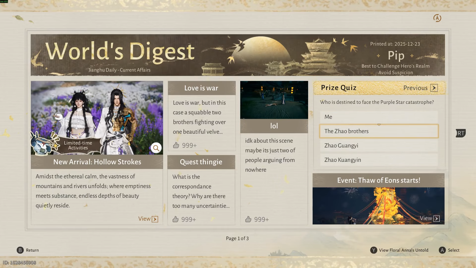 Who Is Destined to Face the Purple Star Catastrophe in Where Winds Meet