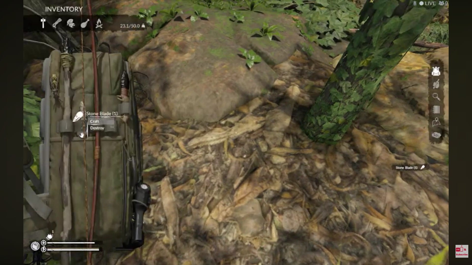 How to Craft & Use Stone Pickaxe in Green Hell