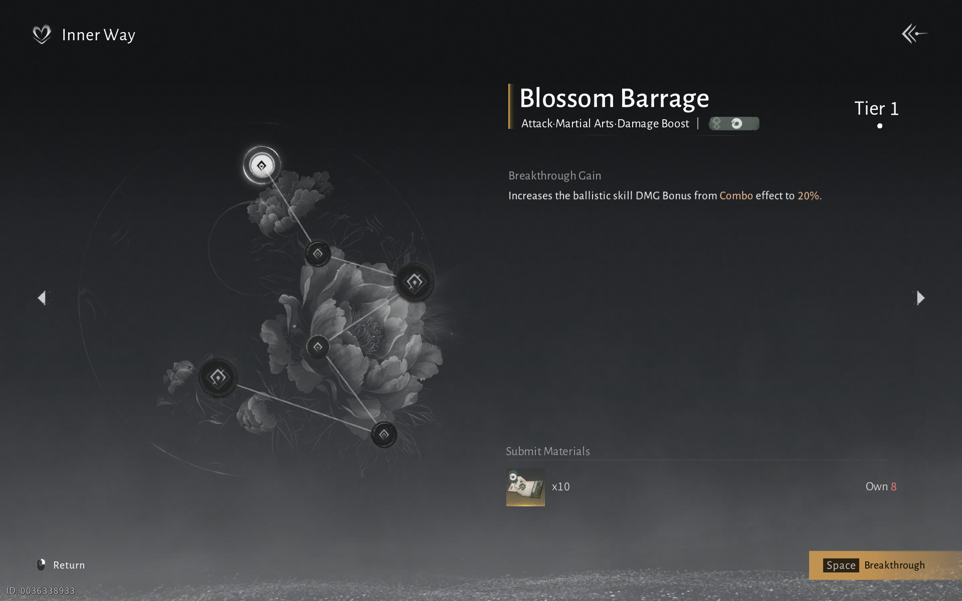 Blossom Barrage Inner Way Guide - Where Wind Meet