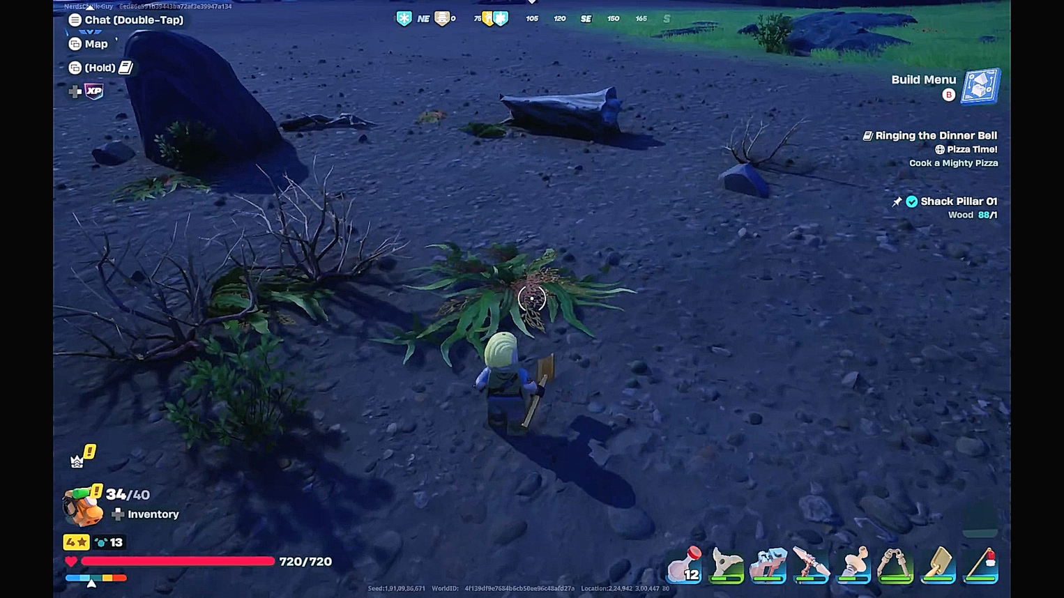 How to Build a Metal Shovel and Use it - Fortnite LEGO Ninjago