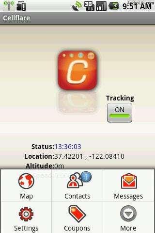 Cellflare: A Fun and Utility GPS Android App that Sends You Coupons and Vouchers