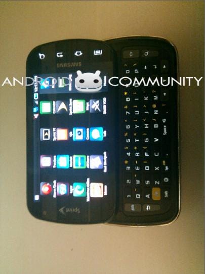 Leaked Picture of The QWERTY Samaung Galaxy S Pro appears