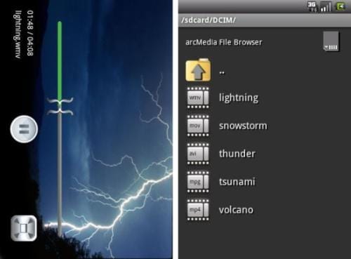 arcMedia Android App: Now play all your favorite audio / video formats