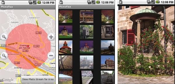 Photoflux Android App – For Location based image browsing