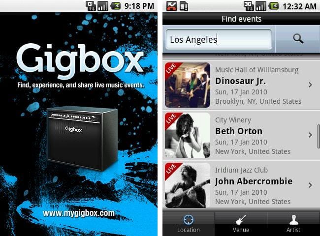 Never Miss Another Concert of Your Fav Artists With the Gigbox Android App