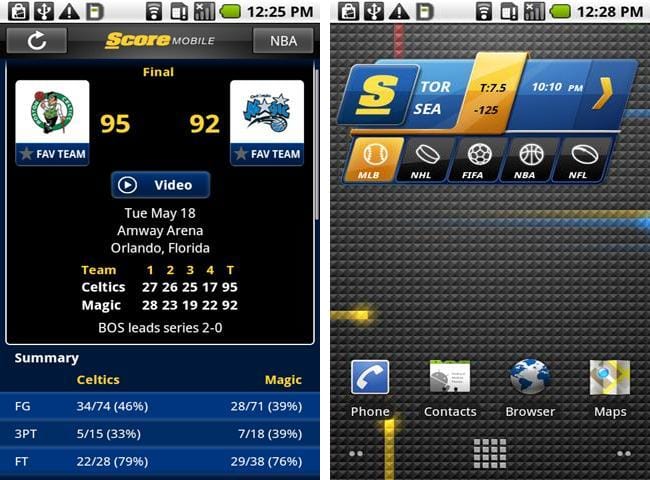 ScoreMobile Wins the Title of Our Favorite Sports Android App. Really, it’s Incredible!