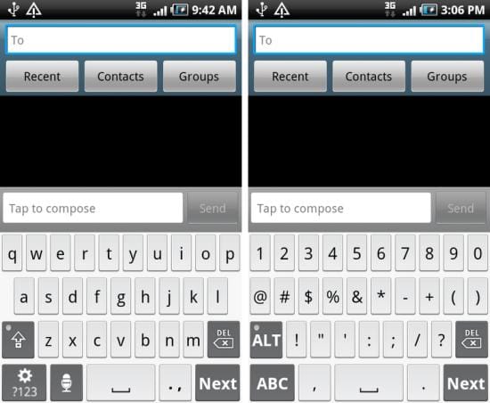 Get the Droid X’s MultiTouch Keyboard on Samsung Galaxy S Devices