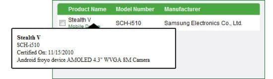 Samsung Stealth V Makes a Ghostly Appearance at DLNA Certification