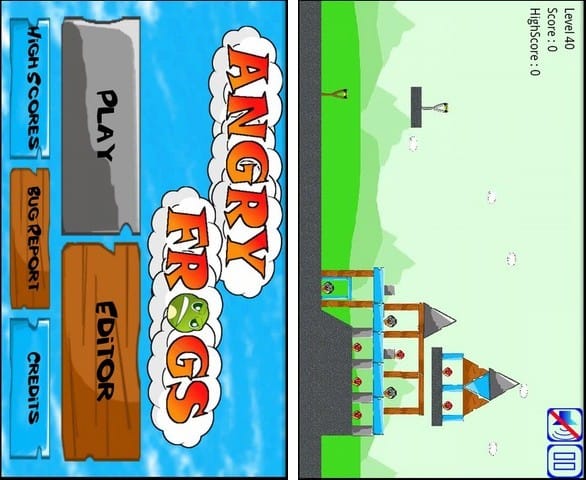 Angry Frogs: A copycat game of Angry Birds (Shameful?)