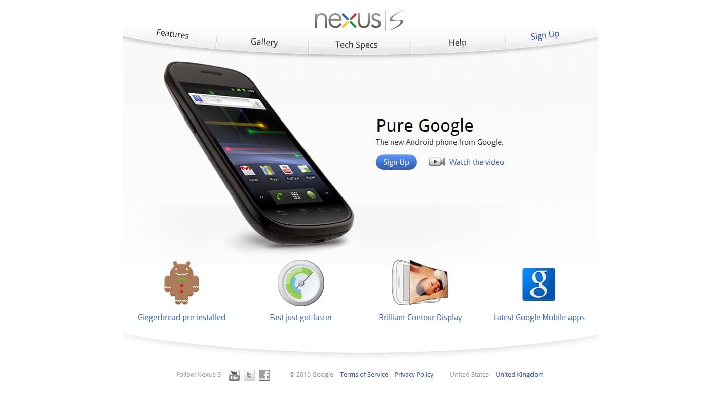 Google Nexus S Goes Live