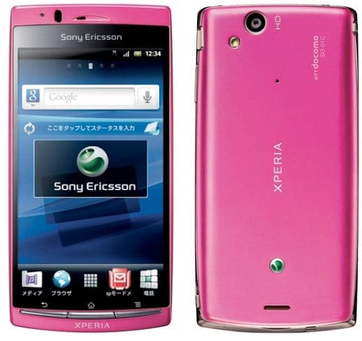 Sony Xperia Arc Gets a New Pink Version, Only for Japan!