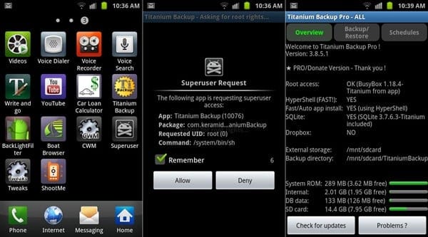 Root XXJVP Android 2.3.4 Firmware on Galaxy S. Installs ClockWorkMod (CWM) Recovery too!