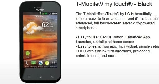 LG myTouch and myTouch Q Specifications and Release Date