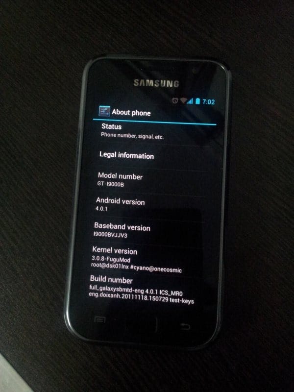 Install Android 4.0 AOSP ROM on Captivate i897 [Ice Cream Sandwich]