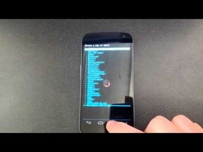 Install Touch Based Clockworkmod (CWM) Recovery on Galaxy Nexus