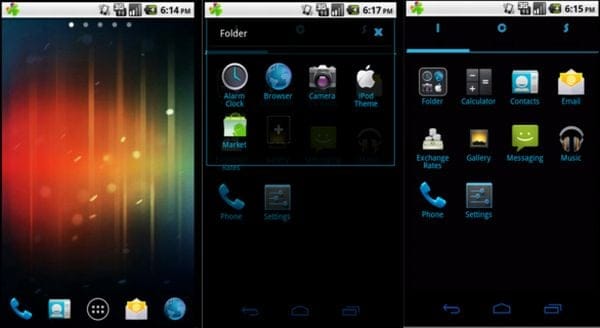 Ice Cream Sandwich Theme for Go Launcher Ex Looks Good Enough